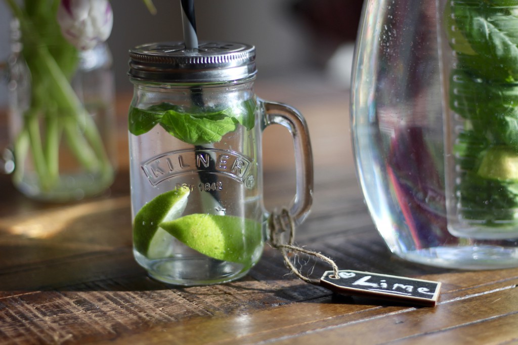 Infused Water with Lime