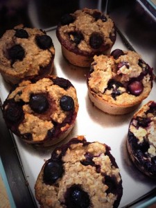 Oat Blueberry Muffins