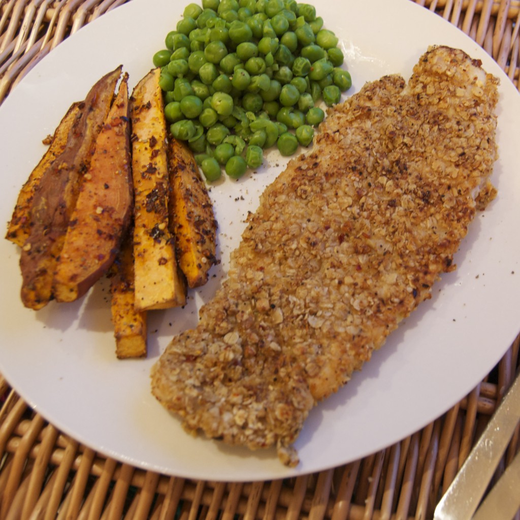 Healthier fish and chips recipe