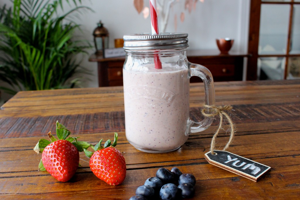 High protein berry smoothie