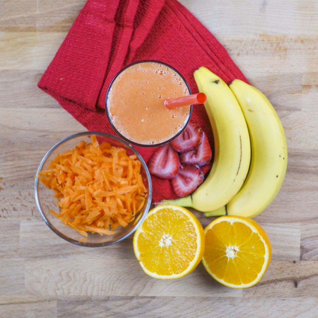 Orange Banana & Carrot Smoothie Recipe