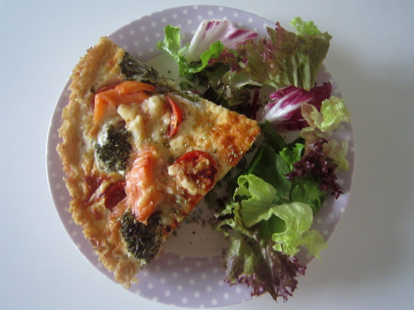 Healthy Quiche with a Brown Rice Crust
