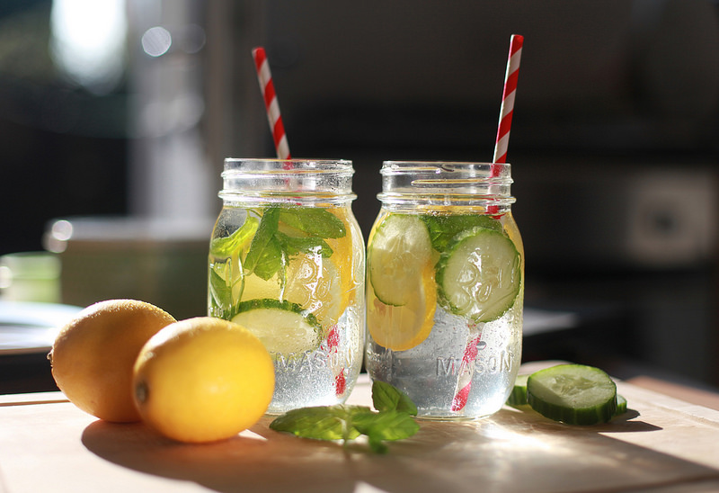 Lemon, Cucumber & Mint “Detox” Water