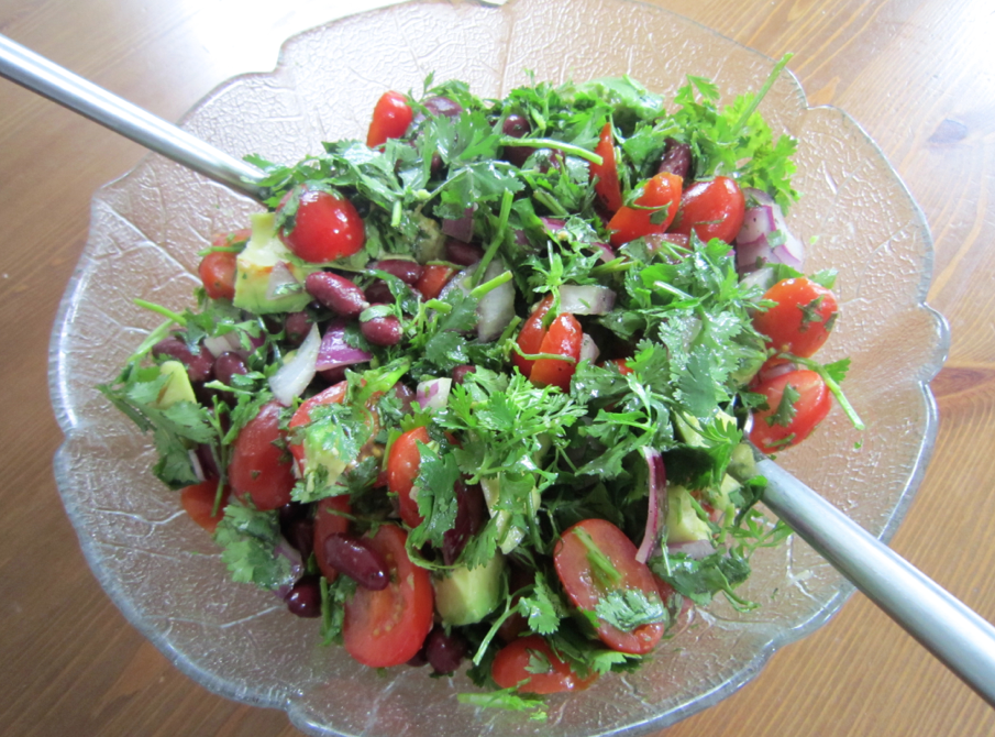 Avocado & Coriander Summer Superfood Salad