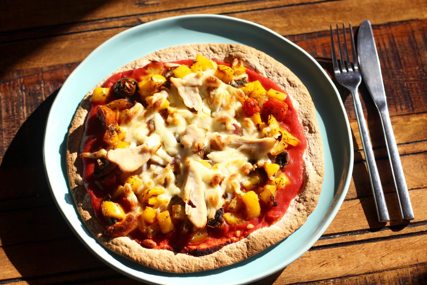 Healthy Tortilla Pizza Recipe
