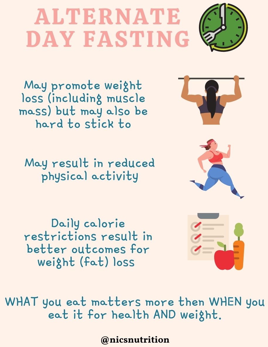Alternate day fasting, intermediate fasting