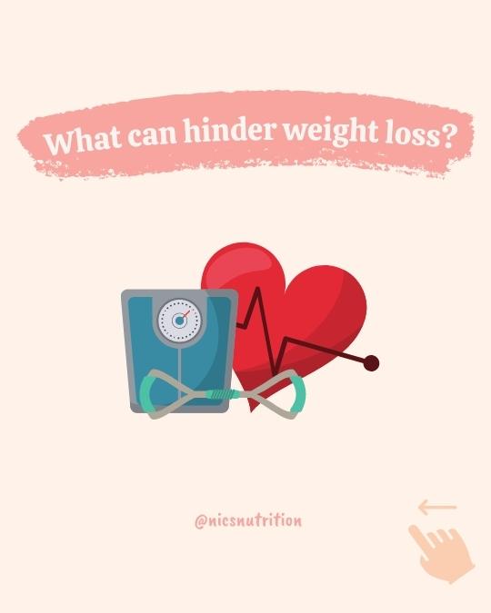 What Can Hinder Your Weight Loss? – Nics Nutrition