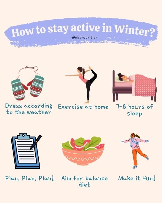 How to stay active in winter? 